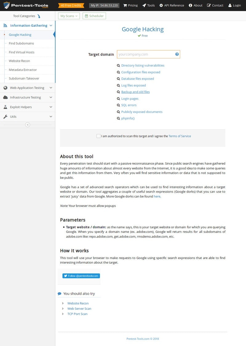 Pentest-Tools.com gallery image