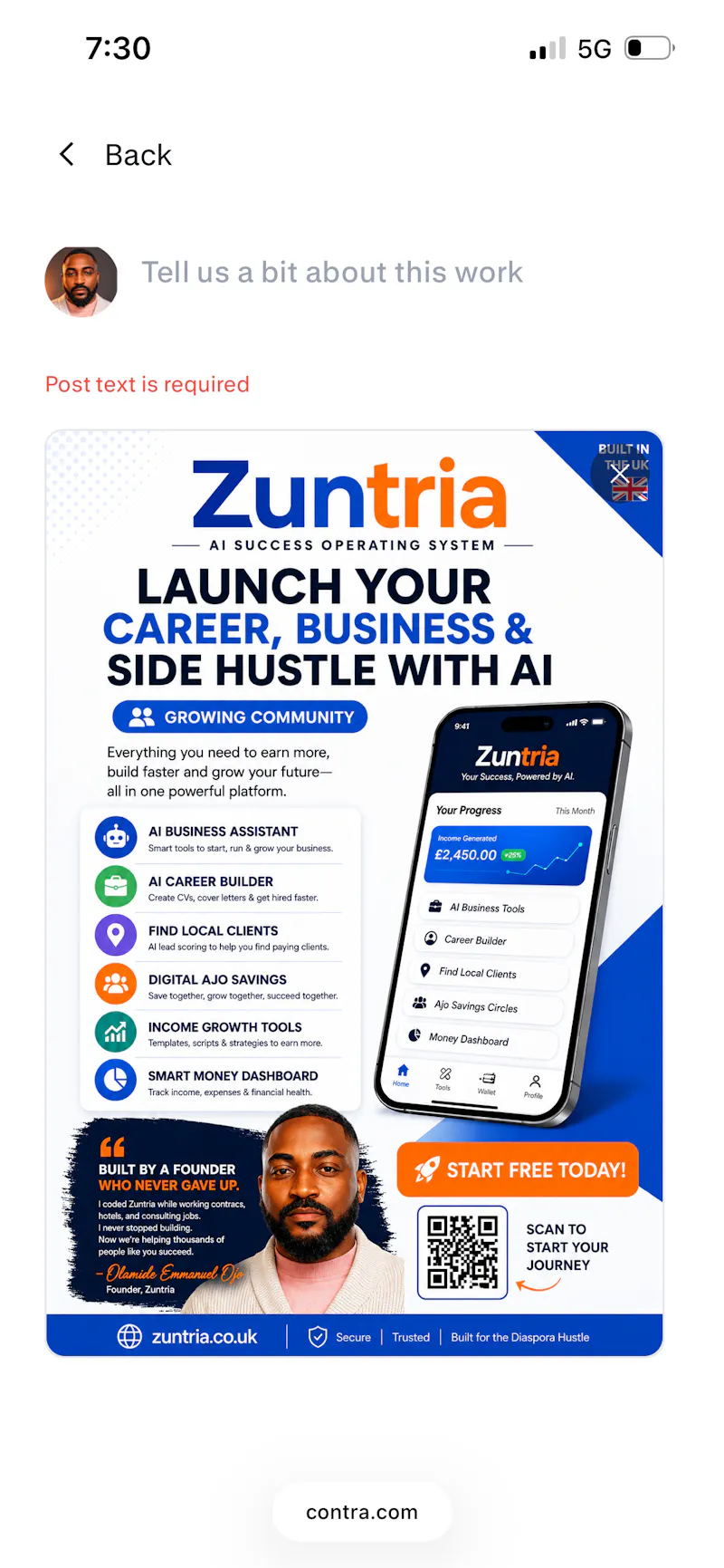 Zuntria — AI Success Operating System screenshot 1