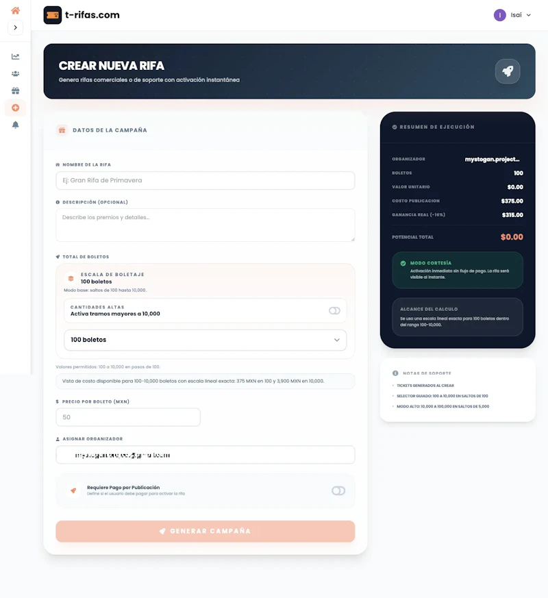 t-rifas.com screenshot 2