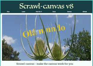 Scrawl-canvas Javascript library gallery image