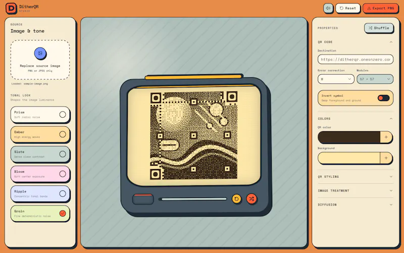 DitherQR screenshot 3