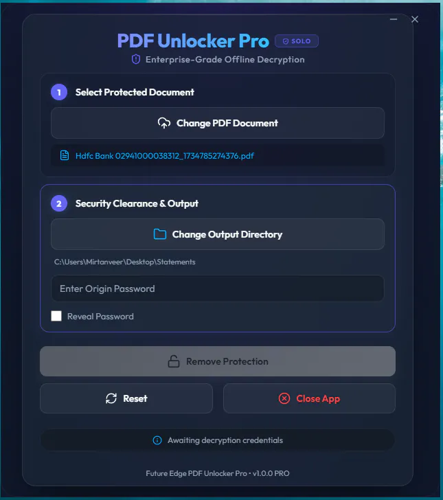 PDF Unlocker Pro gallery image