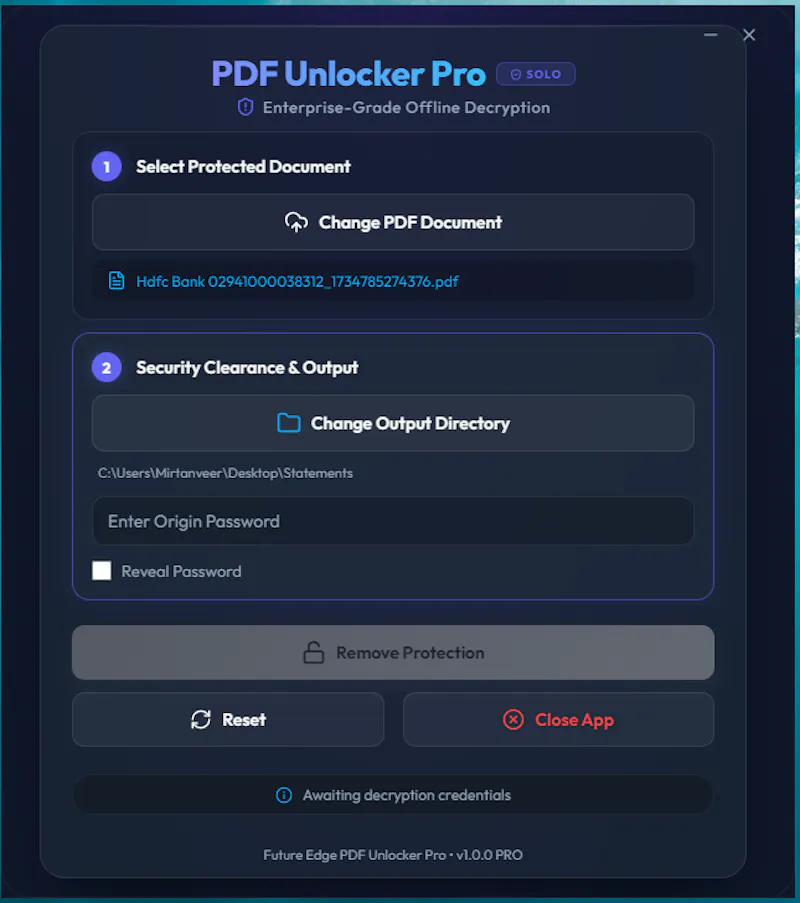PDF Unlocker Pro screenshot 5