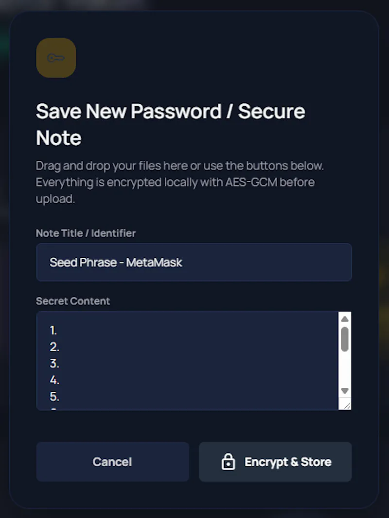 Legacy Vault screenshot 9