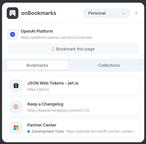 OnBookmarks - 您的書籤，重新發明 media 2