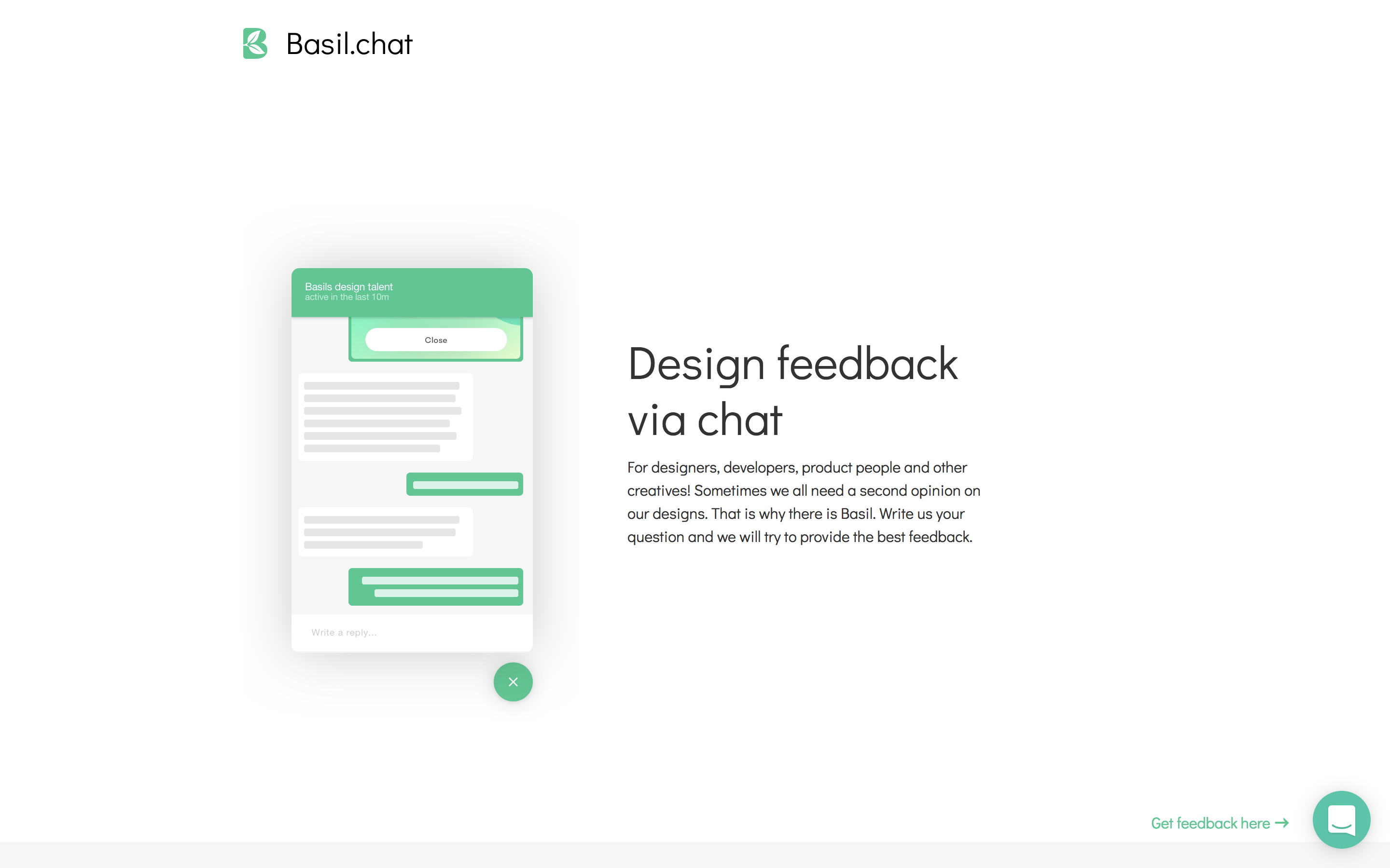 Basil Chat gallery image