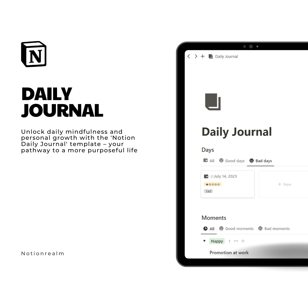 Notion Daily Journal media 1
