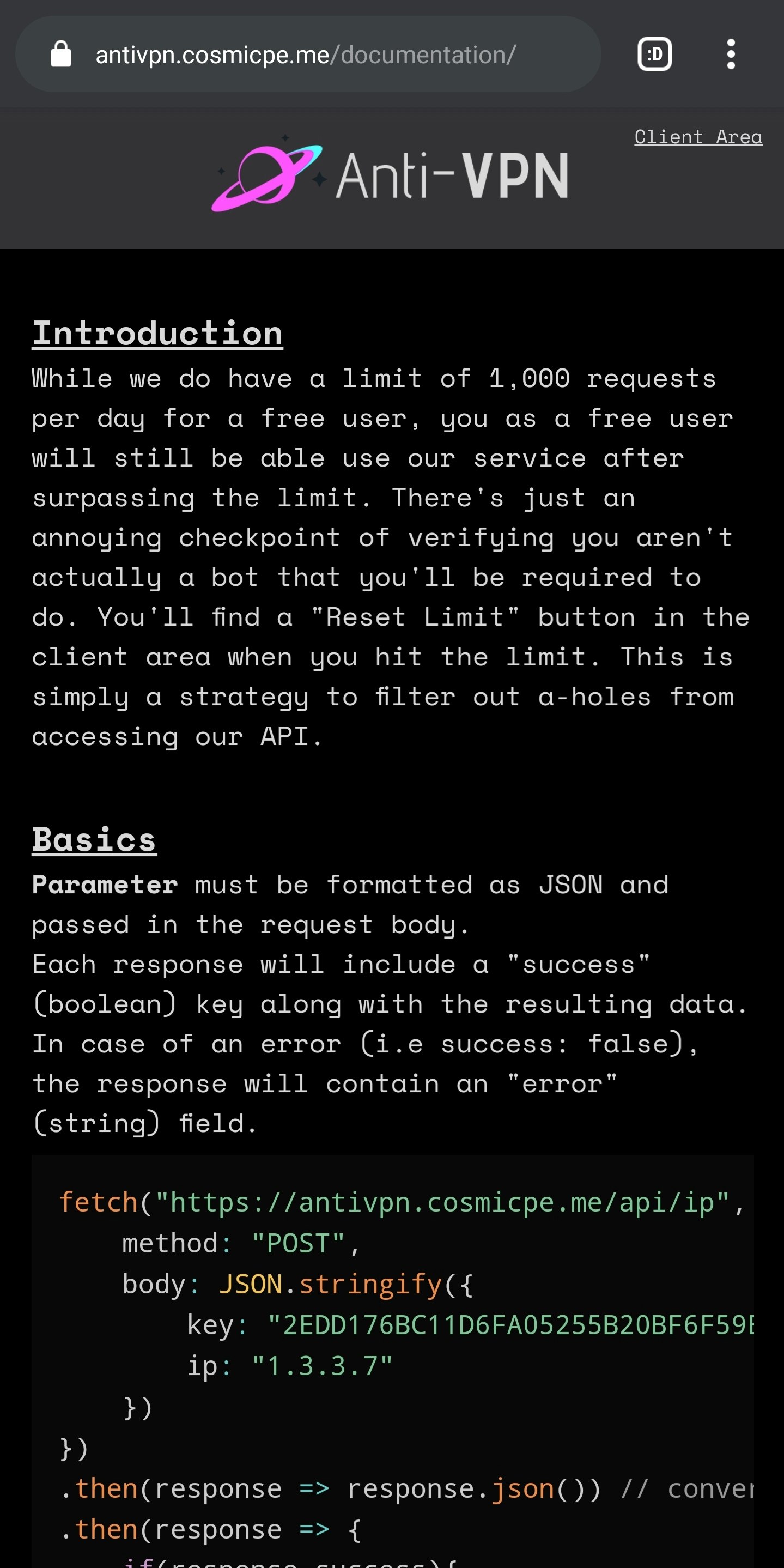 CosmicPE Anti-VPN gallery image