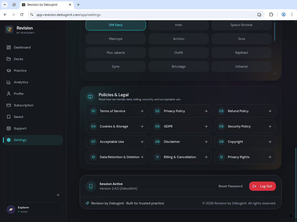 Revision by Debuginit - Screenshot 4 showing product features and functionality