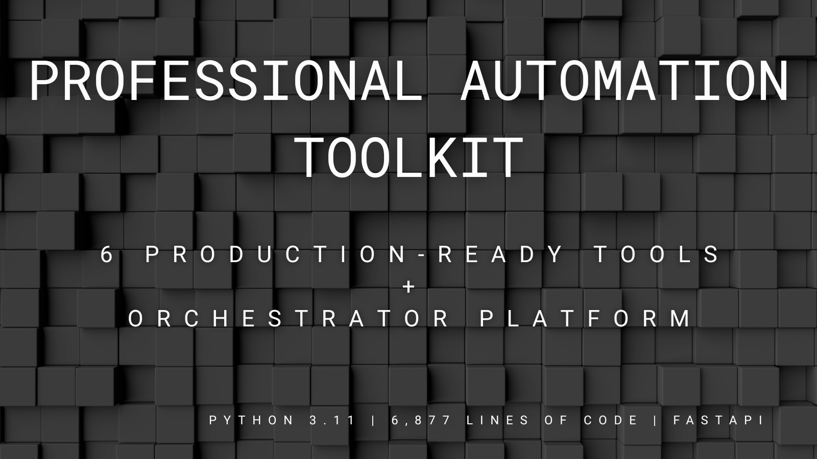 Professional Automation Toolkit - Main product screenshot demonstrating key features and user interface