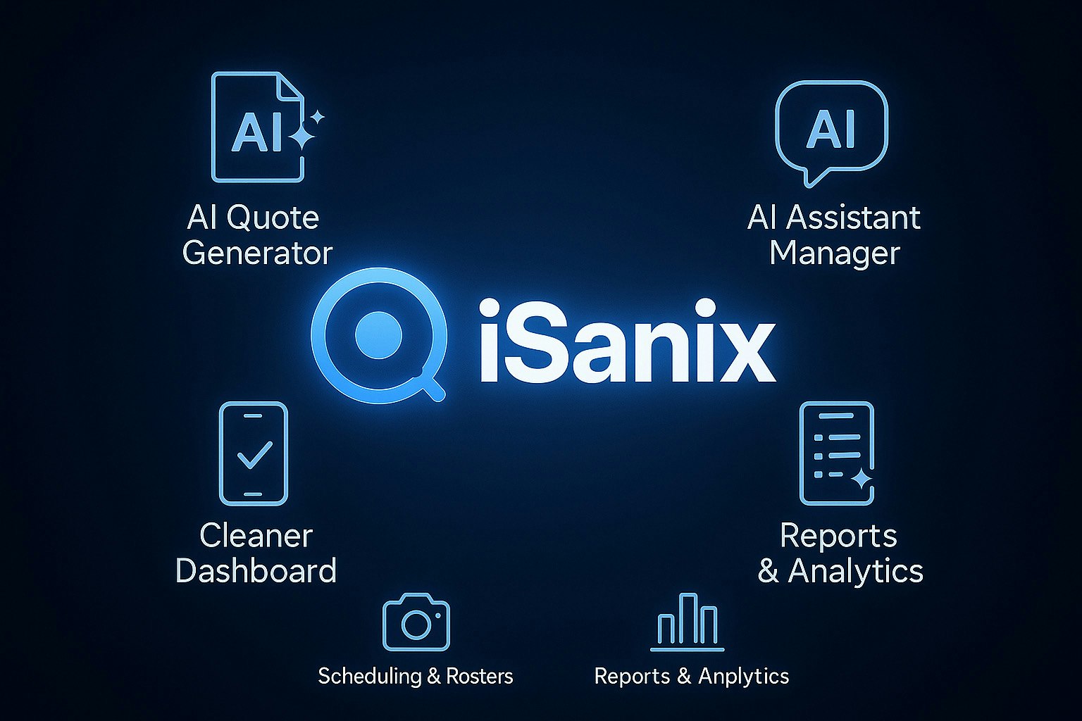 Média Isanix AI Cleaning Business Software - Logiciel de nettoyage qui automatise les citations, les rapports de planification 6