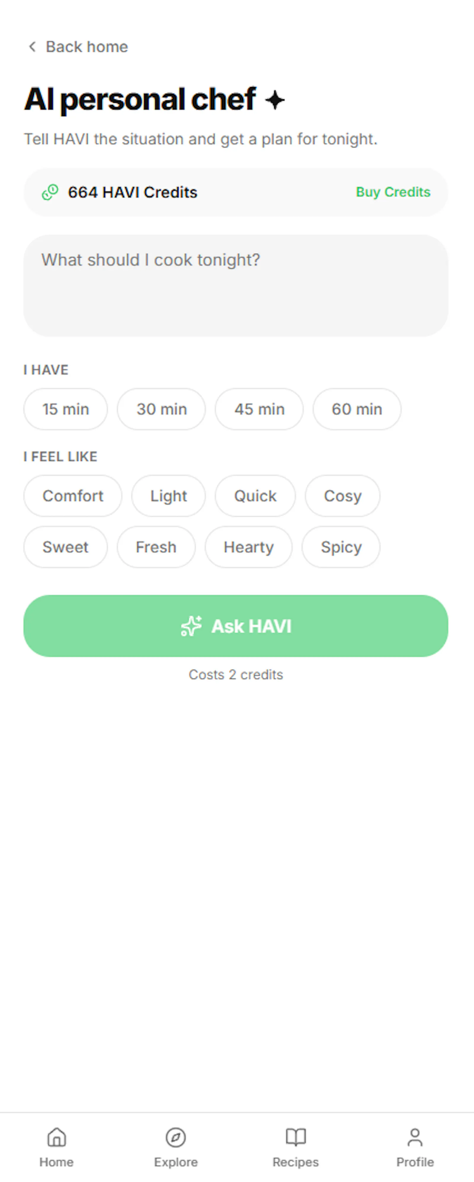 HAVI screenshot 2
