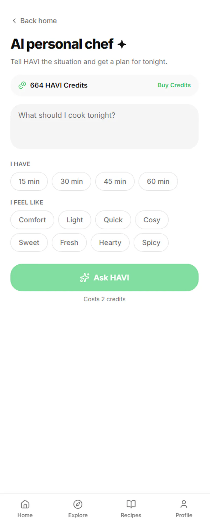 HAVI screenshot 2