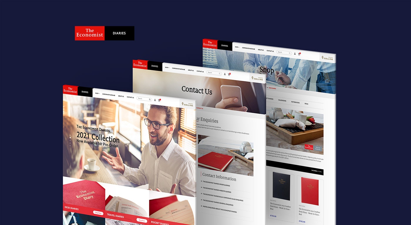 Economist Diaries Website by Verz Design