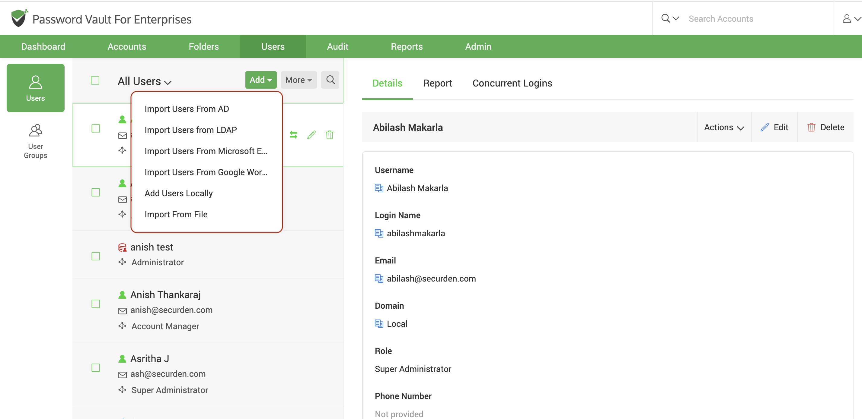Securden Password Vault for Enterprises gallery image