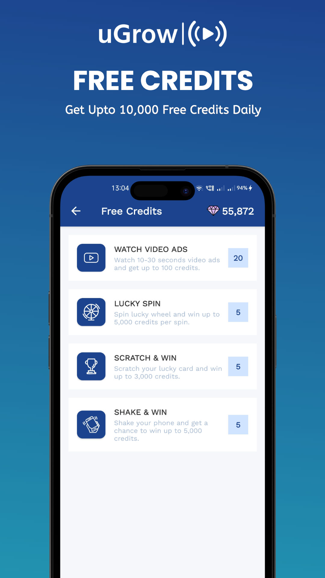 Media UGROW - Ứng dụng trao đổi chế độ xem video - Video xem ứng dụng tăng cường 3