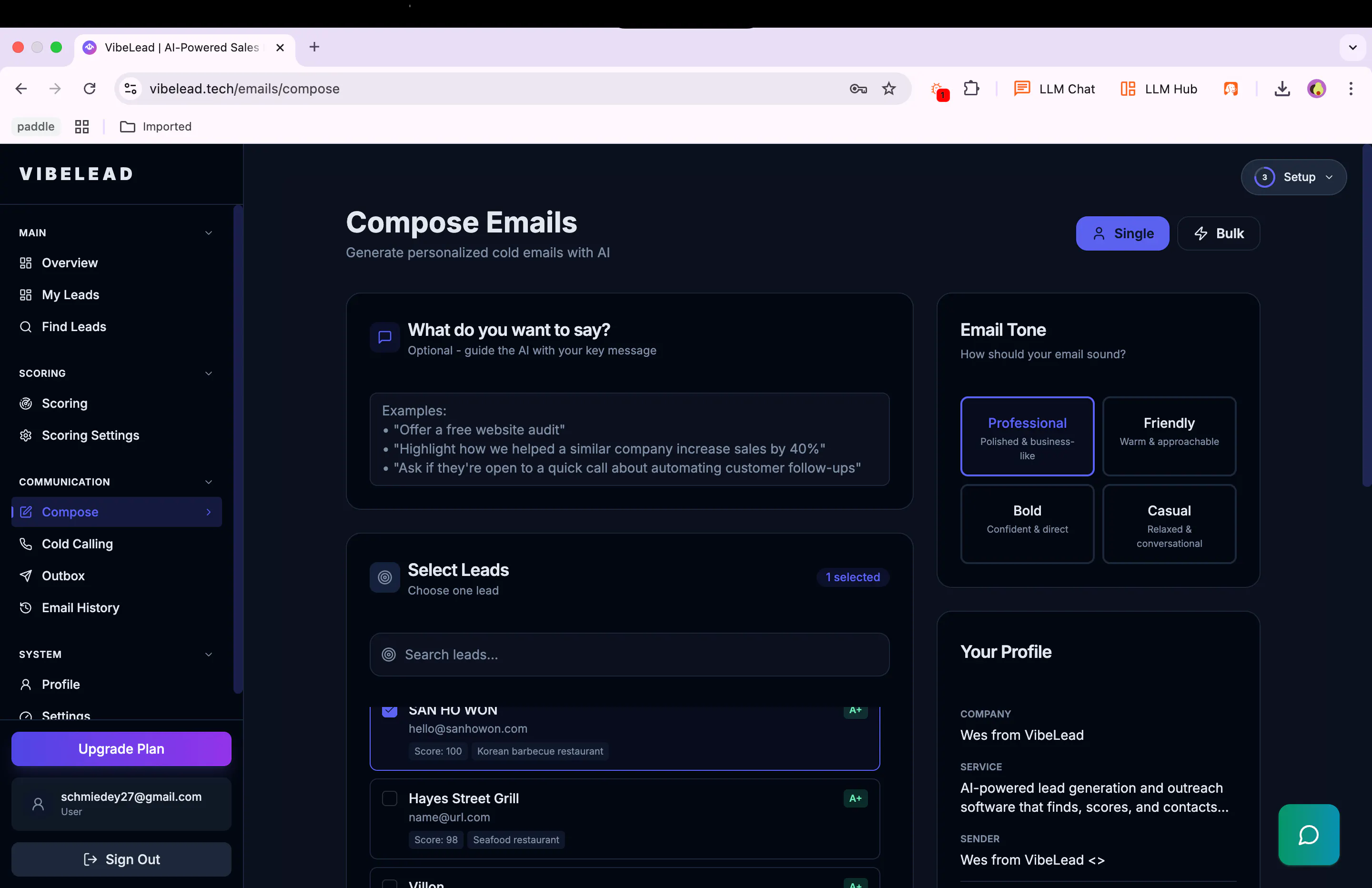 VibeLead gallery image