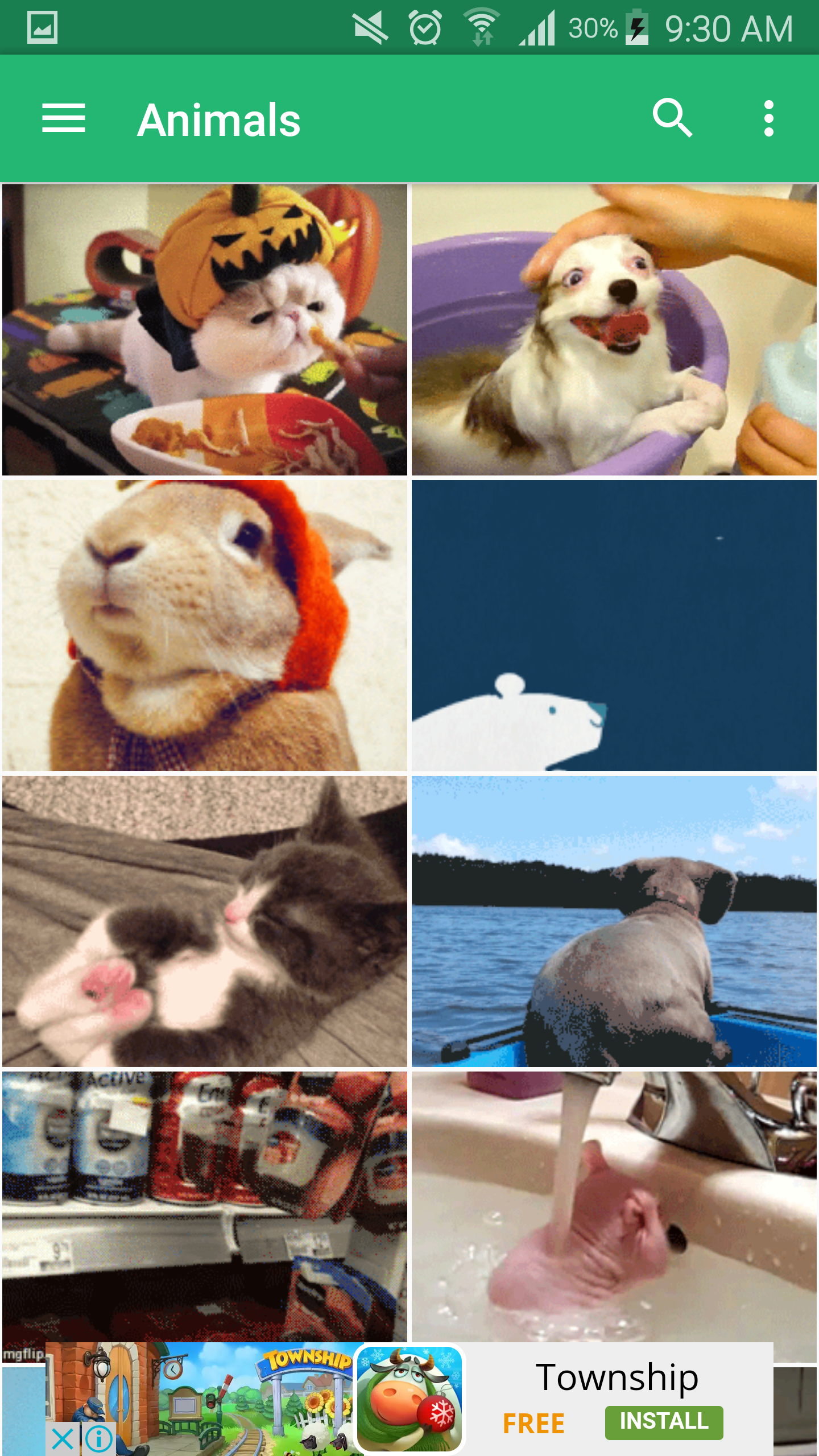 Animated gif for Android gallery image