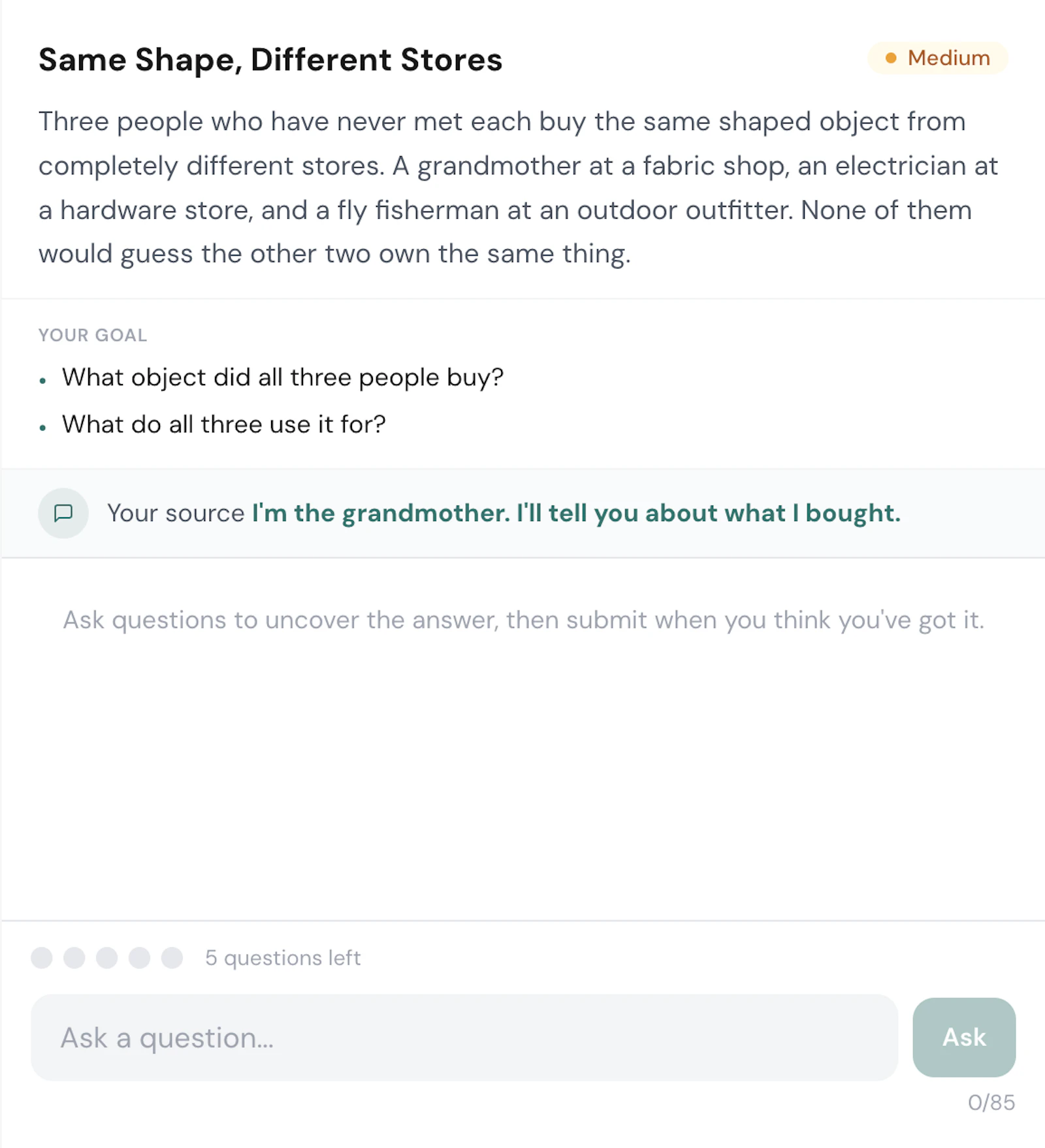 5Qs - Daily Game screenshot 2