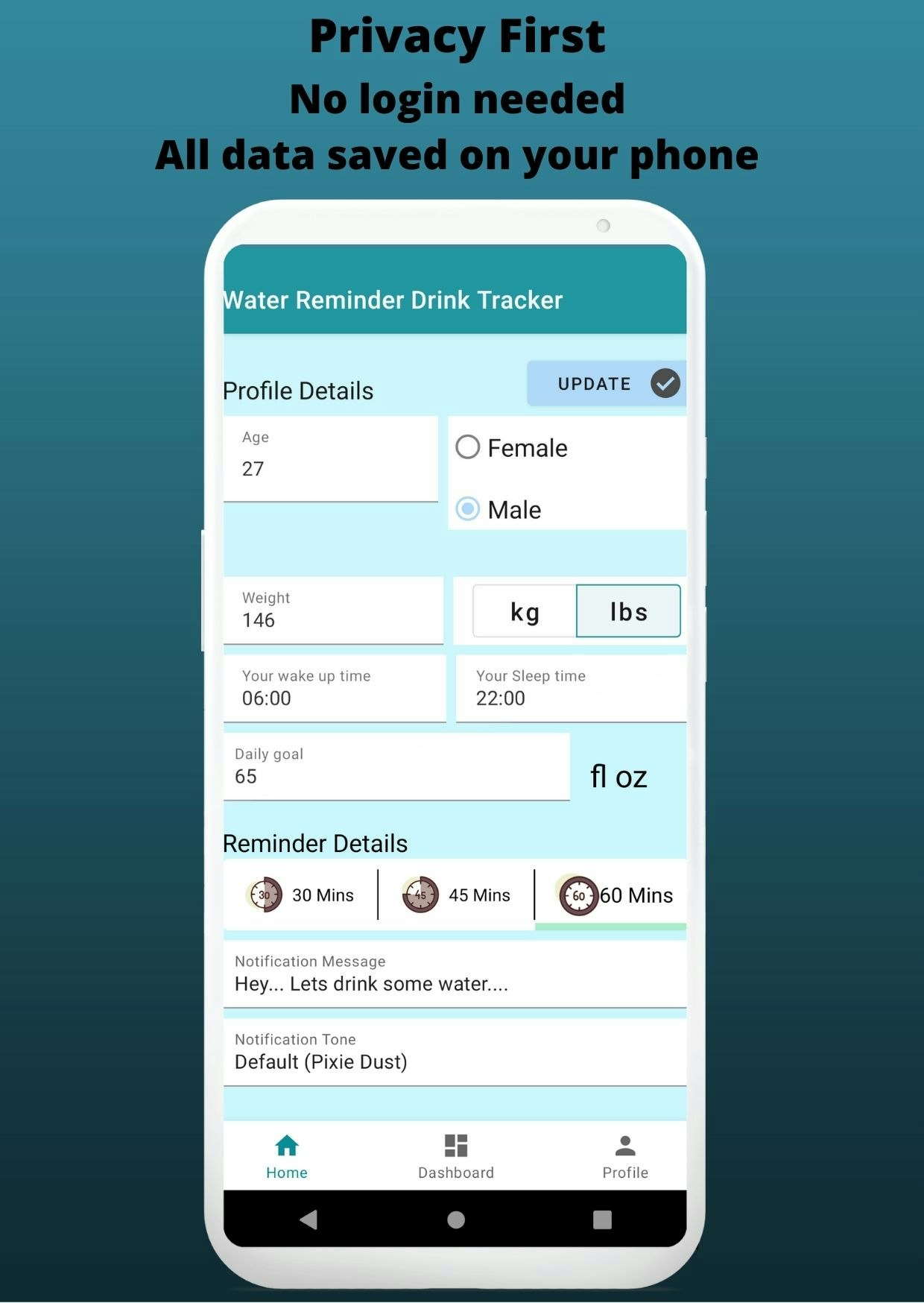 Water Reminder Drink Tracker gallery image