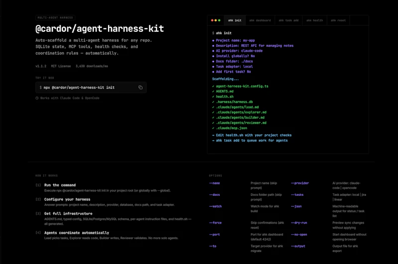 Agent Harness Kit screenshot 1