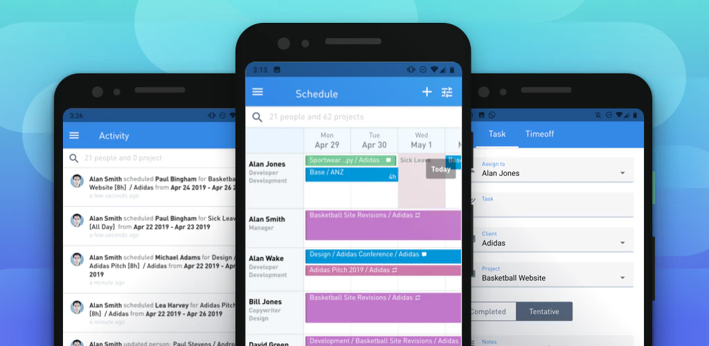 Float Schedule for Android