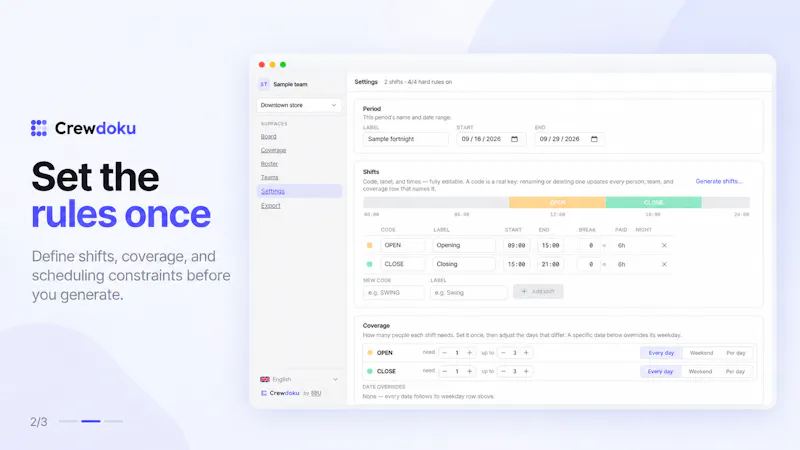 Crewdoku screenshot 2