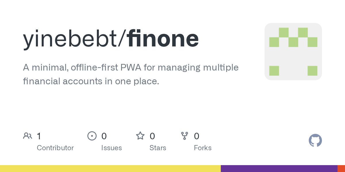 Finone - Finansal hesaplar için minimal, çevrimdışı bir ilk uygulama. medya 1