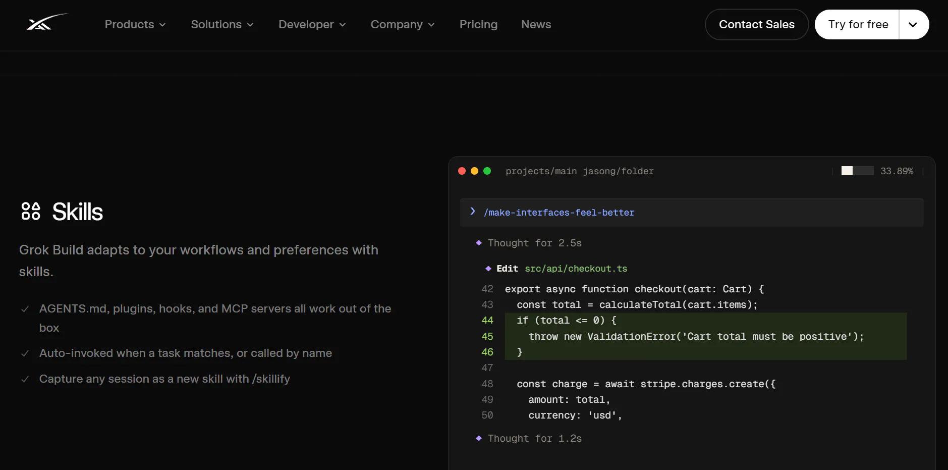 Grok 4.6 screenshot 2