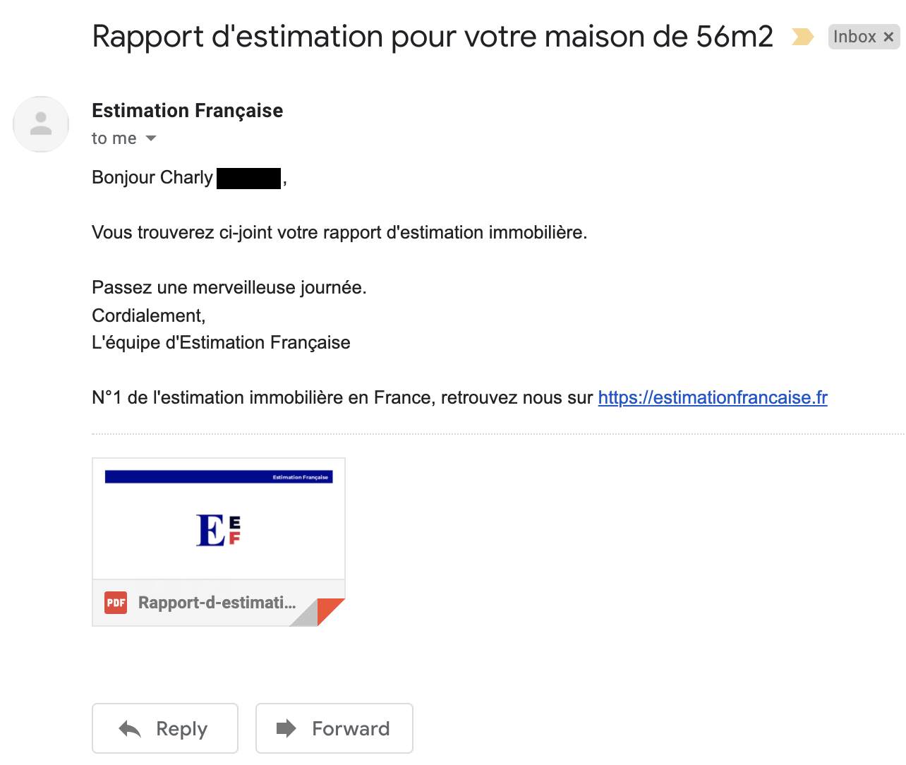 Estimation Française gallery image