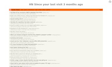 HN Since Your Last Visit gallery image