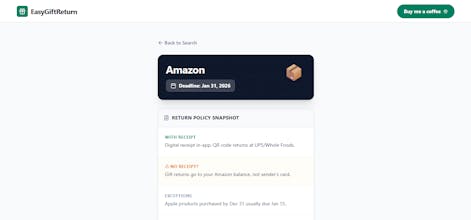 Easy Gift Return gallery image