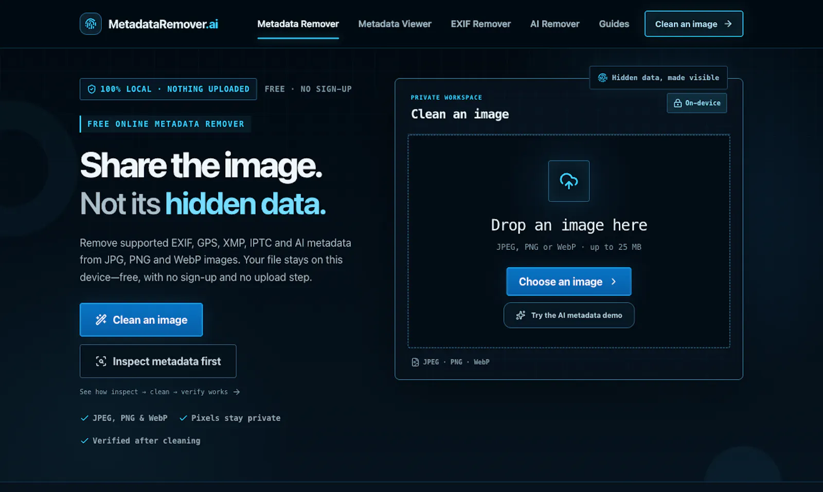 Metadata Remover screenshot 2