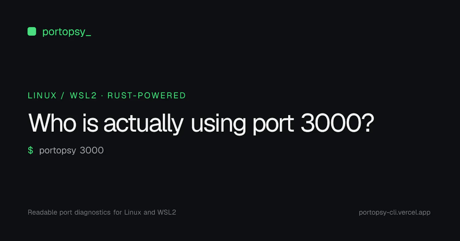 portopsy screenshot 1