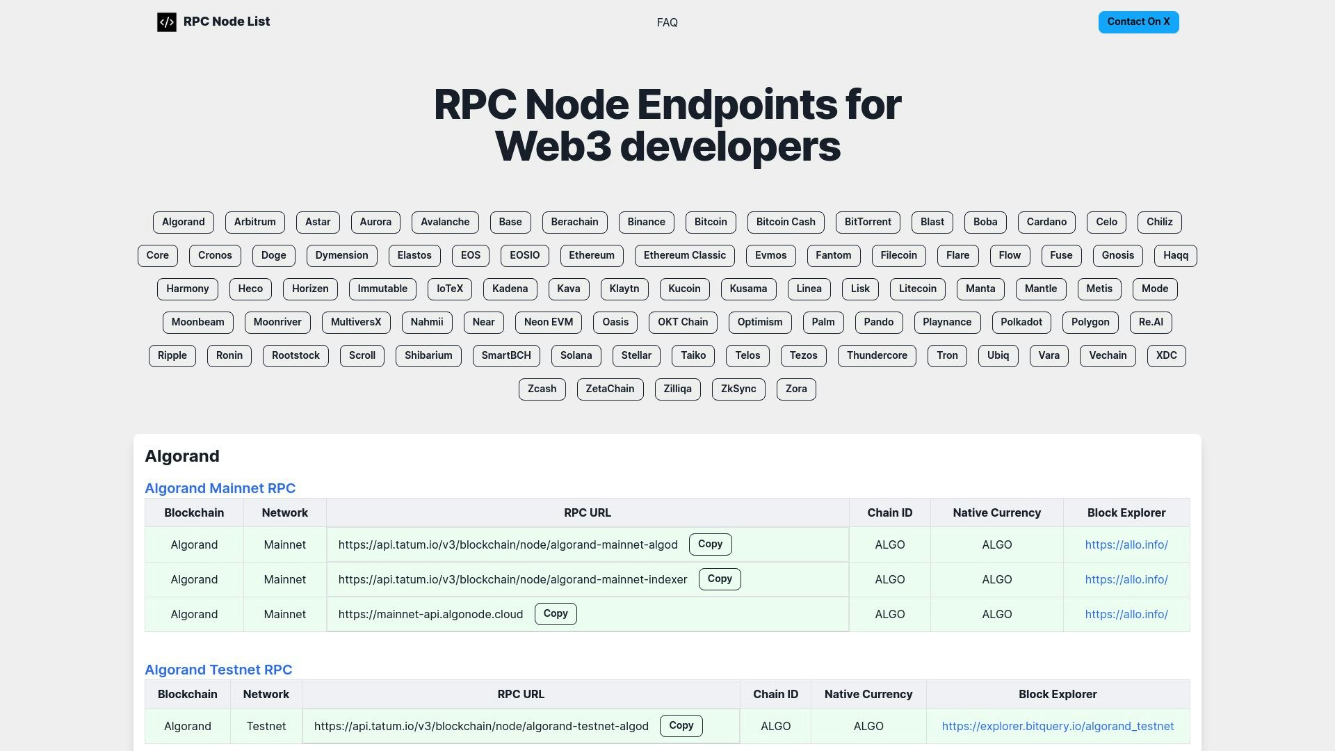 Elenco dei nodi RPC - Trova la migliore API RPC per il tuo progetto Web3! media 2