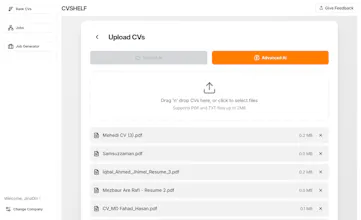 CVshelf gallery image