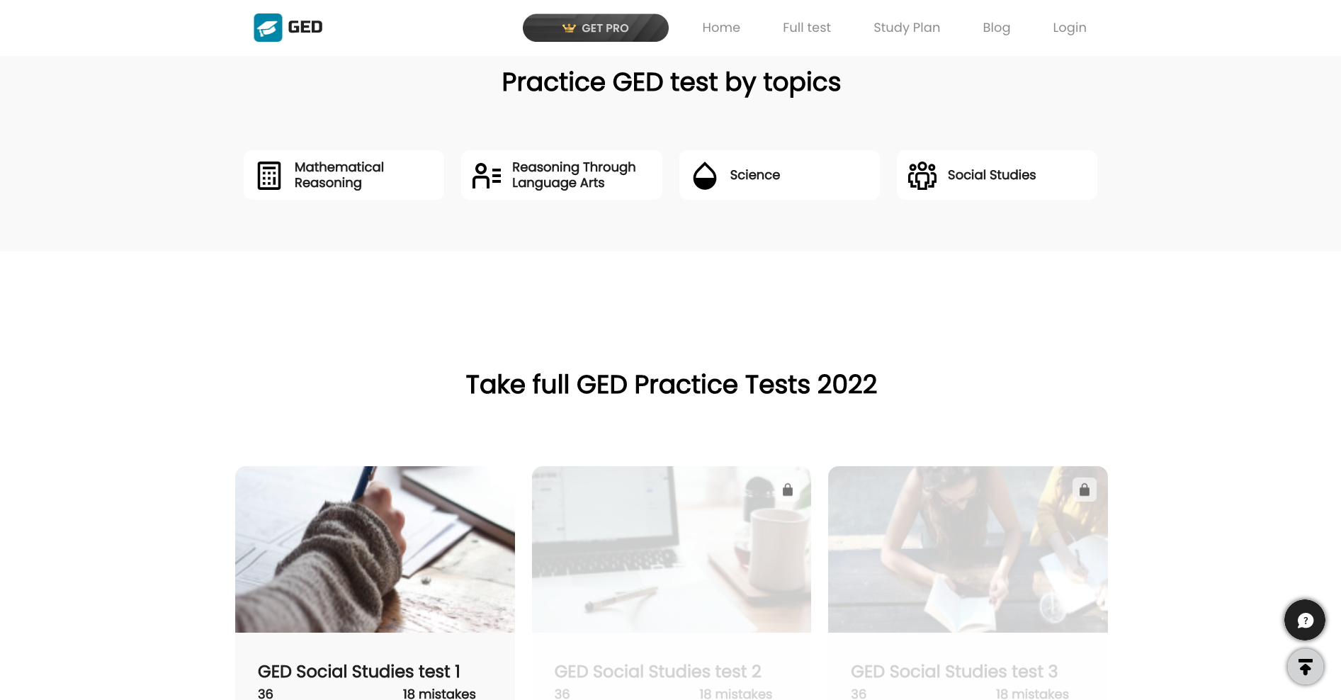 Sitio web de GED Test Prep media 4