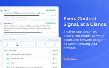 Scoped SEO Extension gallery image