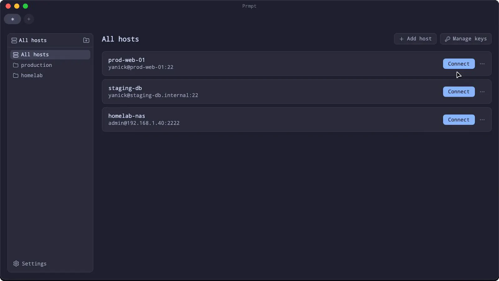 Prmpt screenshot 2