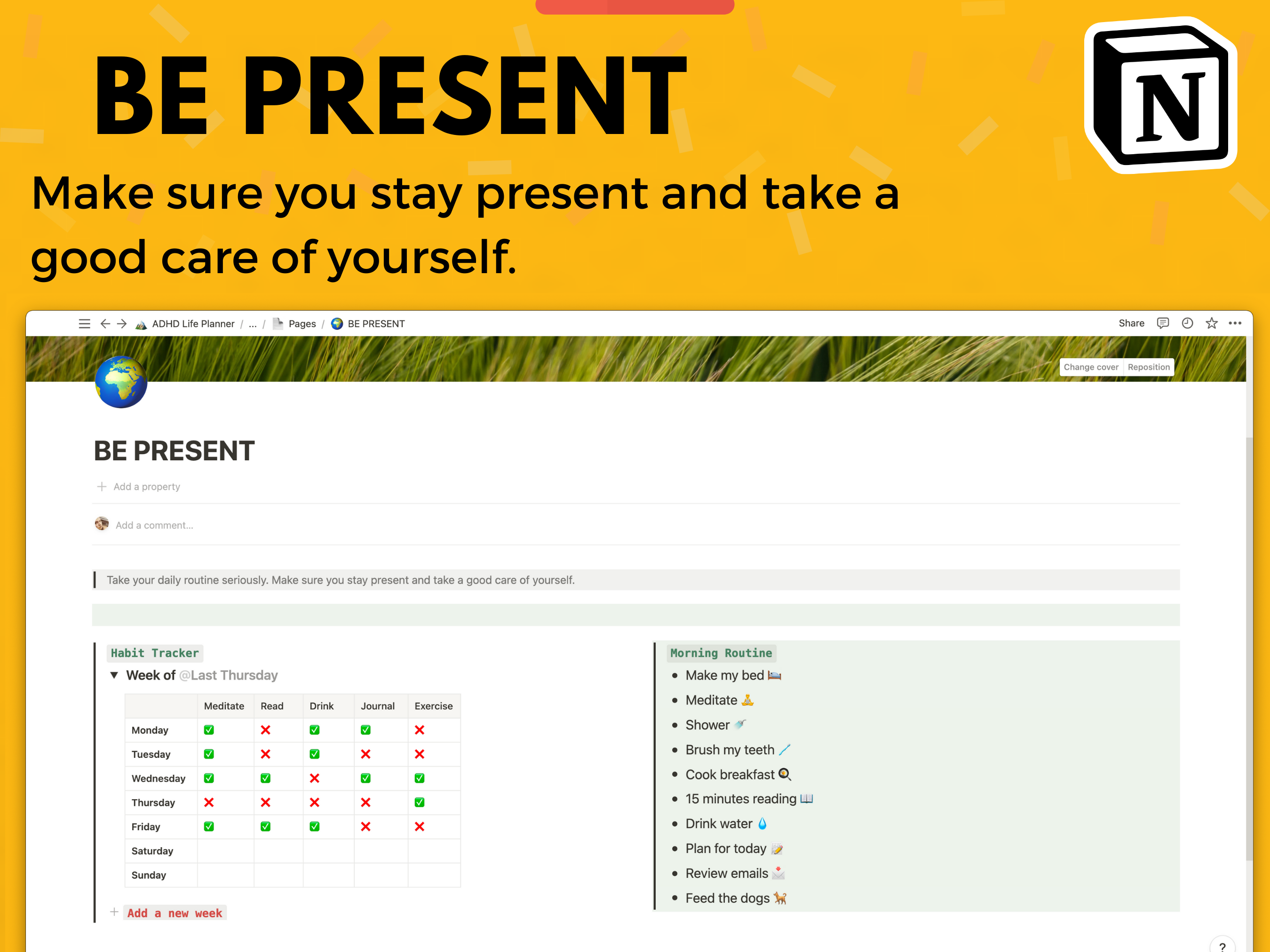 ADHD Life Planner | Notion Template gallery image