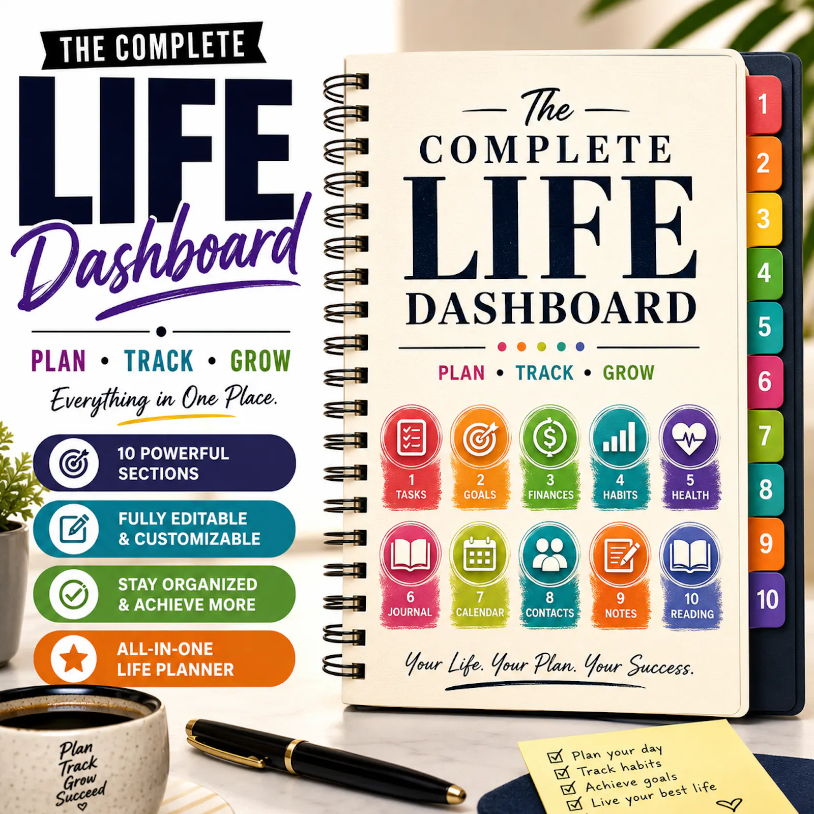 The Complete Life Dashboard  screenshot 2