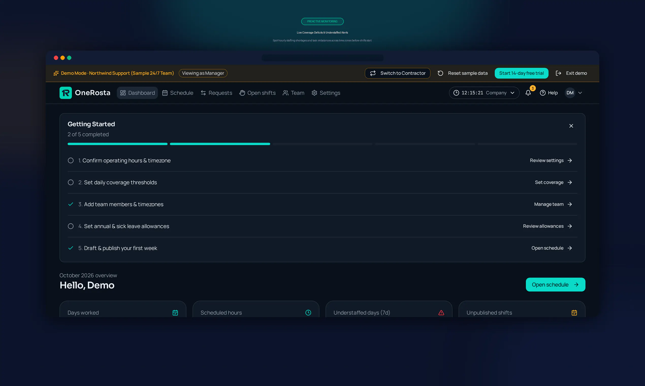 OneRosta — scheduling for support teams gallery image