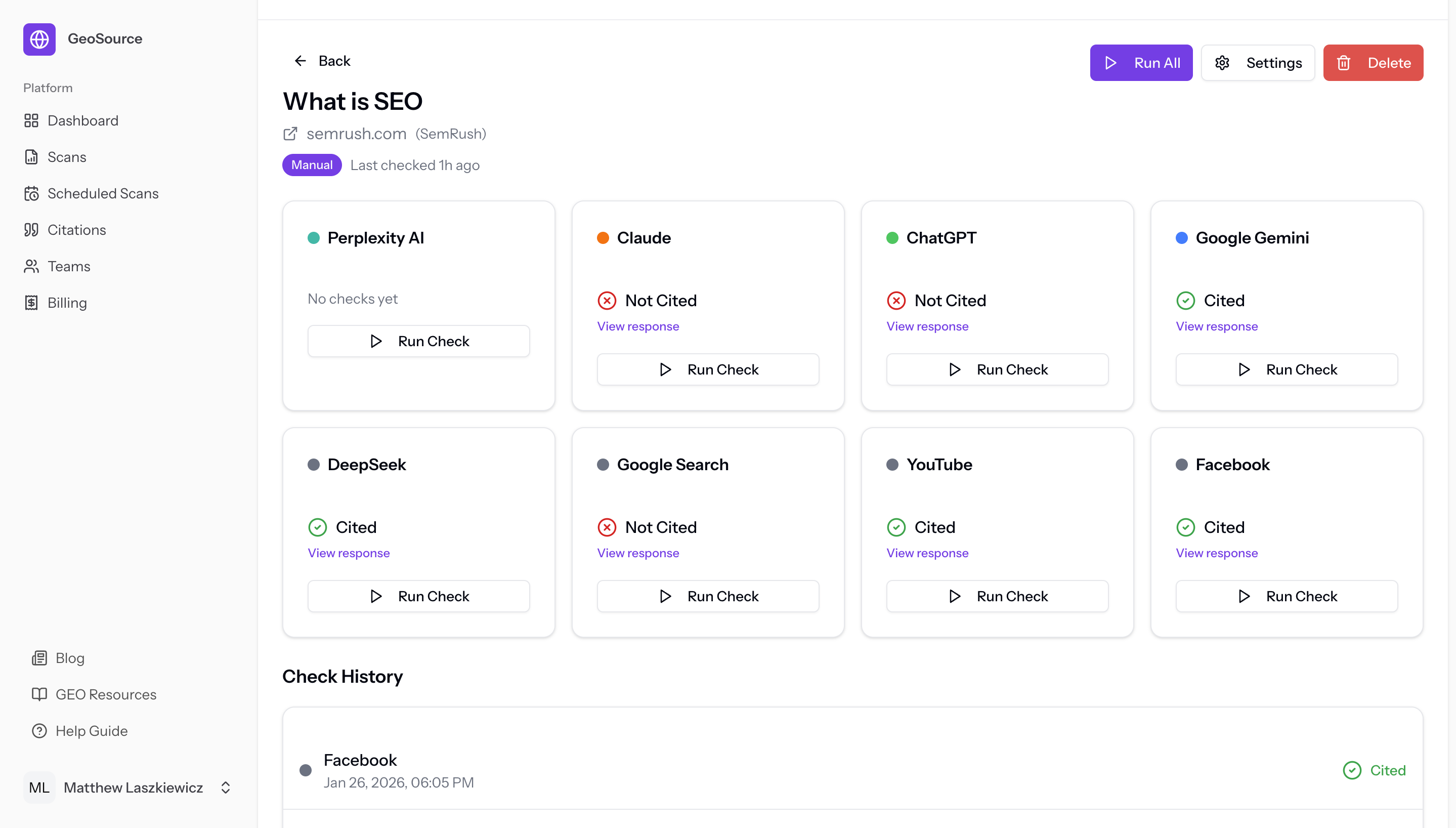 GeoSource.ai - Screenshot 5 showing product features and functionality