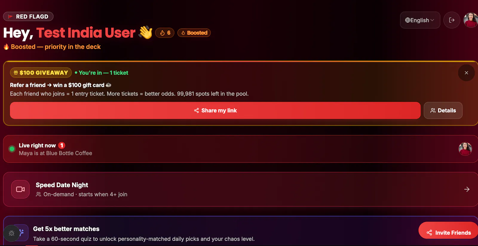 RED FLAGD screenshot 2