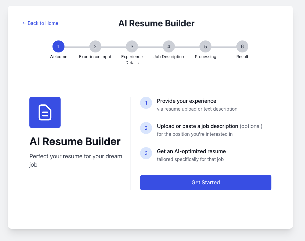 AI Resume Builder gallery image