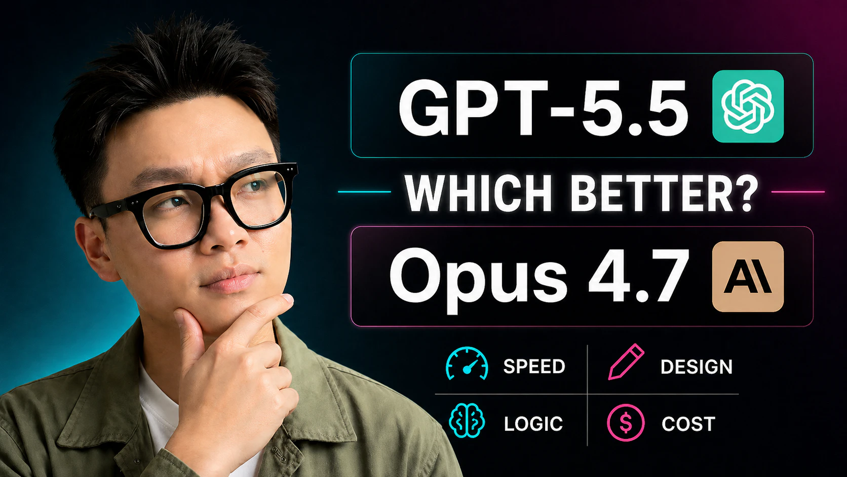 GPT-5.5 vs Opus 4.7 Tested logo