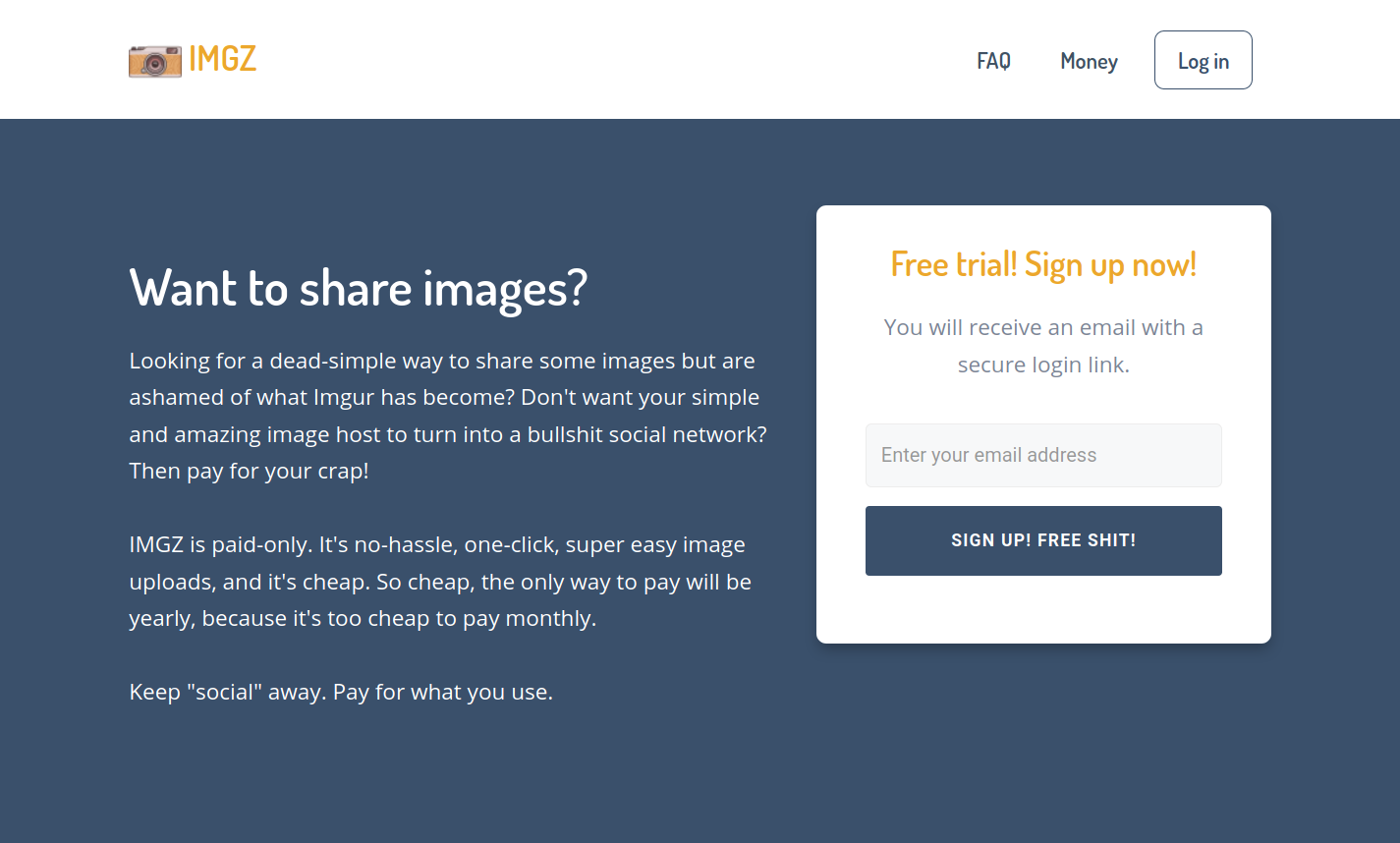 IMGZ - No-bullshit image hosting gallery image