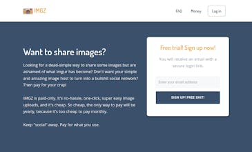 IMGZ - No-bullshit image hosting gallery image