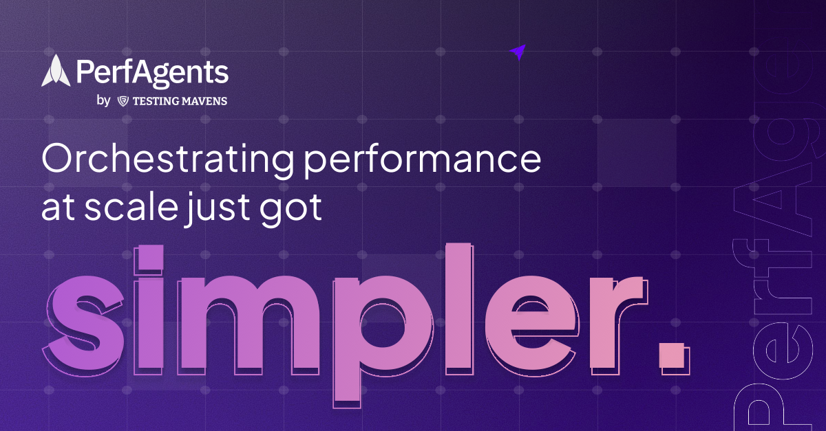 PerfAgents - Main product screenshot demonstrating key features and user interface