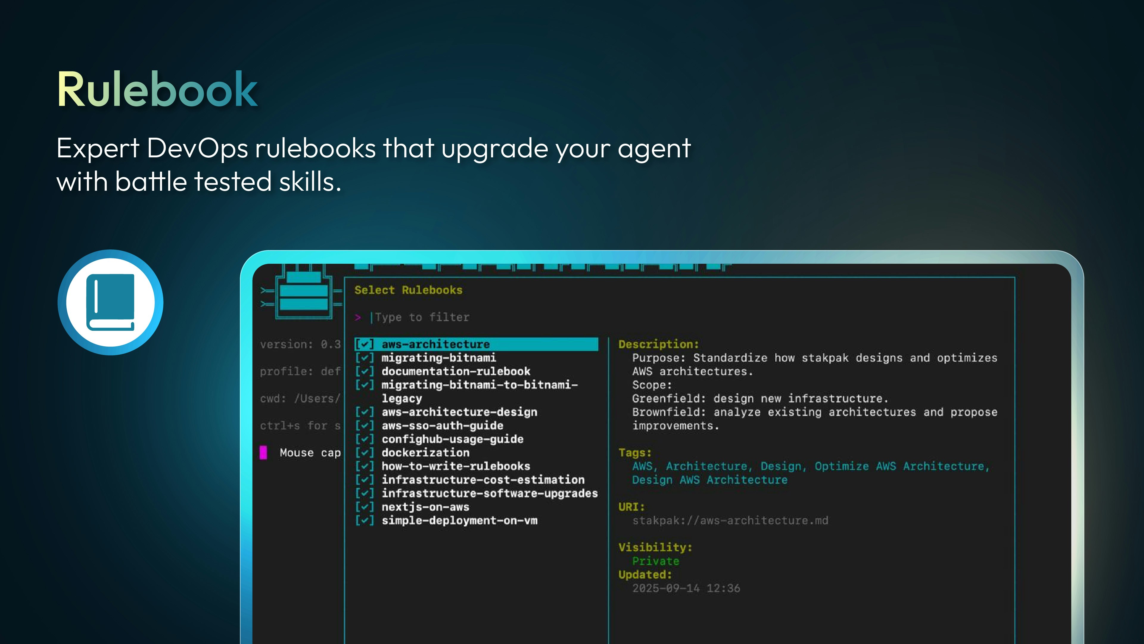 Stakpak 3.0 - CLI - Screenshot 3 showing product features and functionality